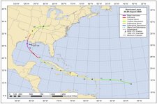 Hurricane Laura Track