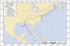 Hurricane Ida Track