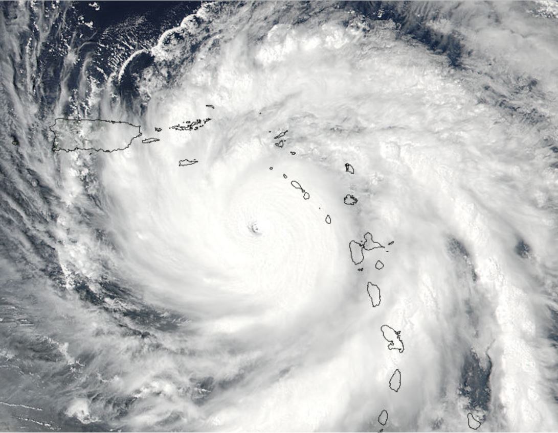 Hurricane Maria satellite picture
